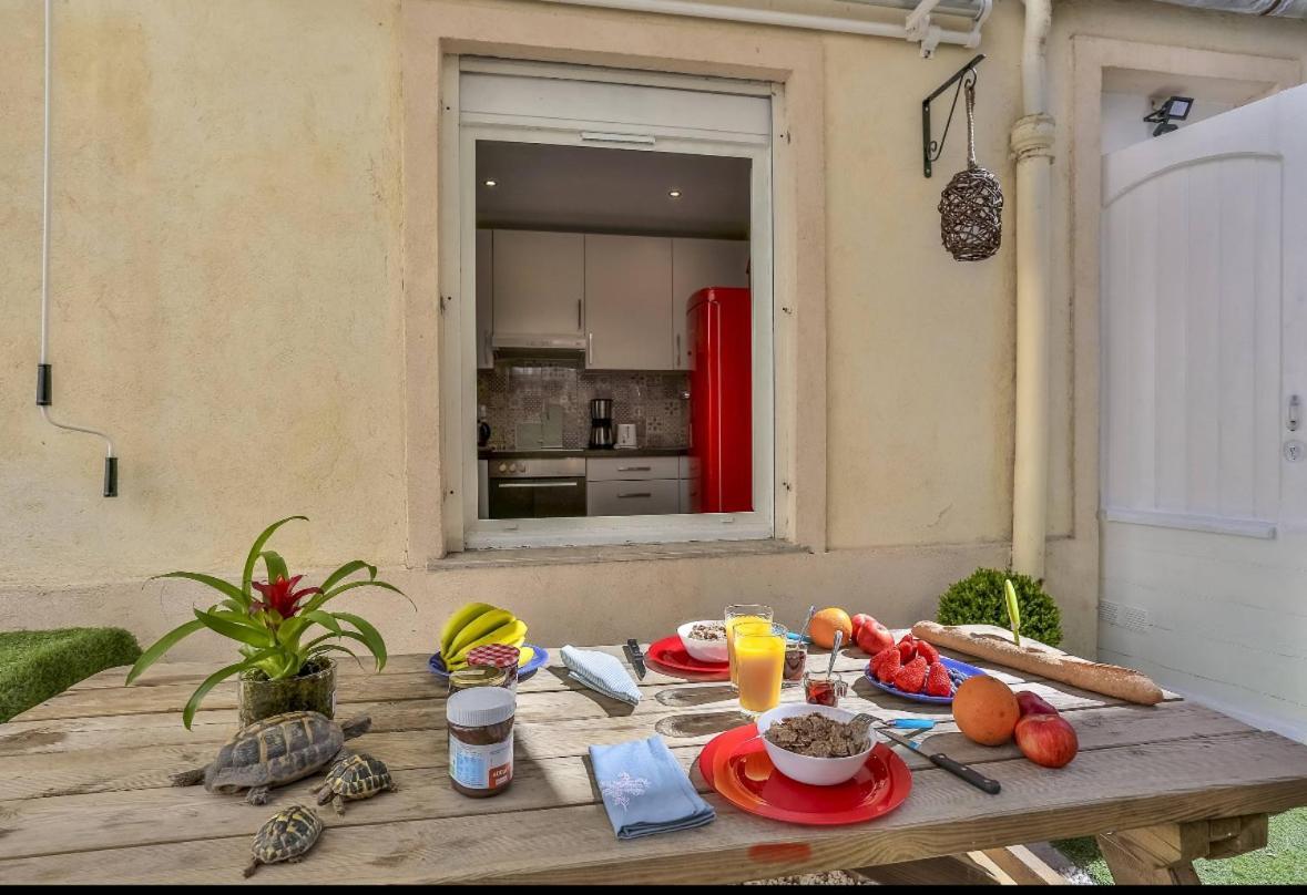Le Refuge Avec Terrasse Et Jardin, En Plein Centre-Ville, Gare 5 Minutes A Pieds Niza Exterior foto